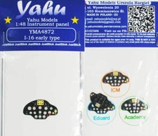 Yahu Models 1/48 Yahu Models I-16 Early - Instrument Panel