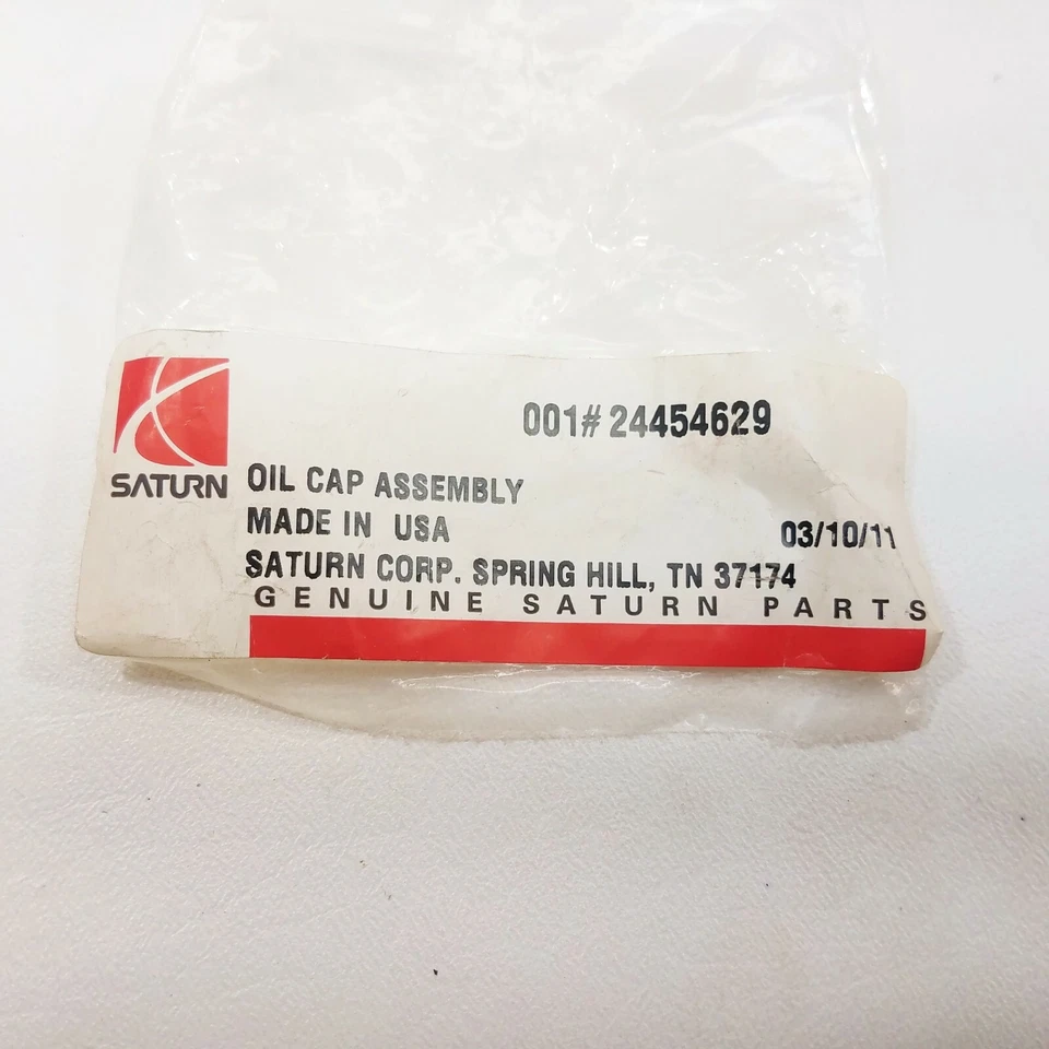 Новая подлинная крышка маслозаливной горловины двигателя GM 92-02 Saturn S-Series 05-07 реле 02-08 Vue - Изображение 4 из 4