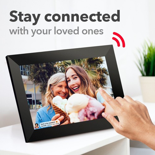 10-Inch Photo Frame - 1280x800 Resolution Secure Uhale Cloud Sync 16GB ABS - Picture 4 of 15