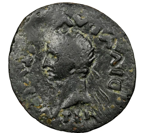 Roman Spain, Emerita - Caesar Augustus (27 BC - 14 AD) Bronze Coin Cert NGC Fine