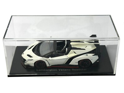 Kyosho 1:43 Lamborghini Veneno Roadster White Diecast Model Car