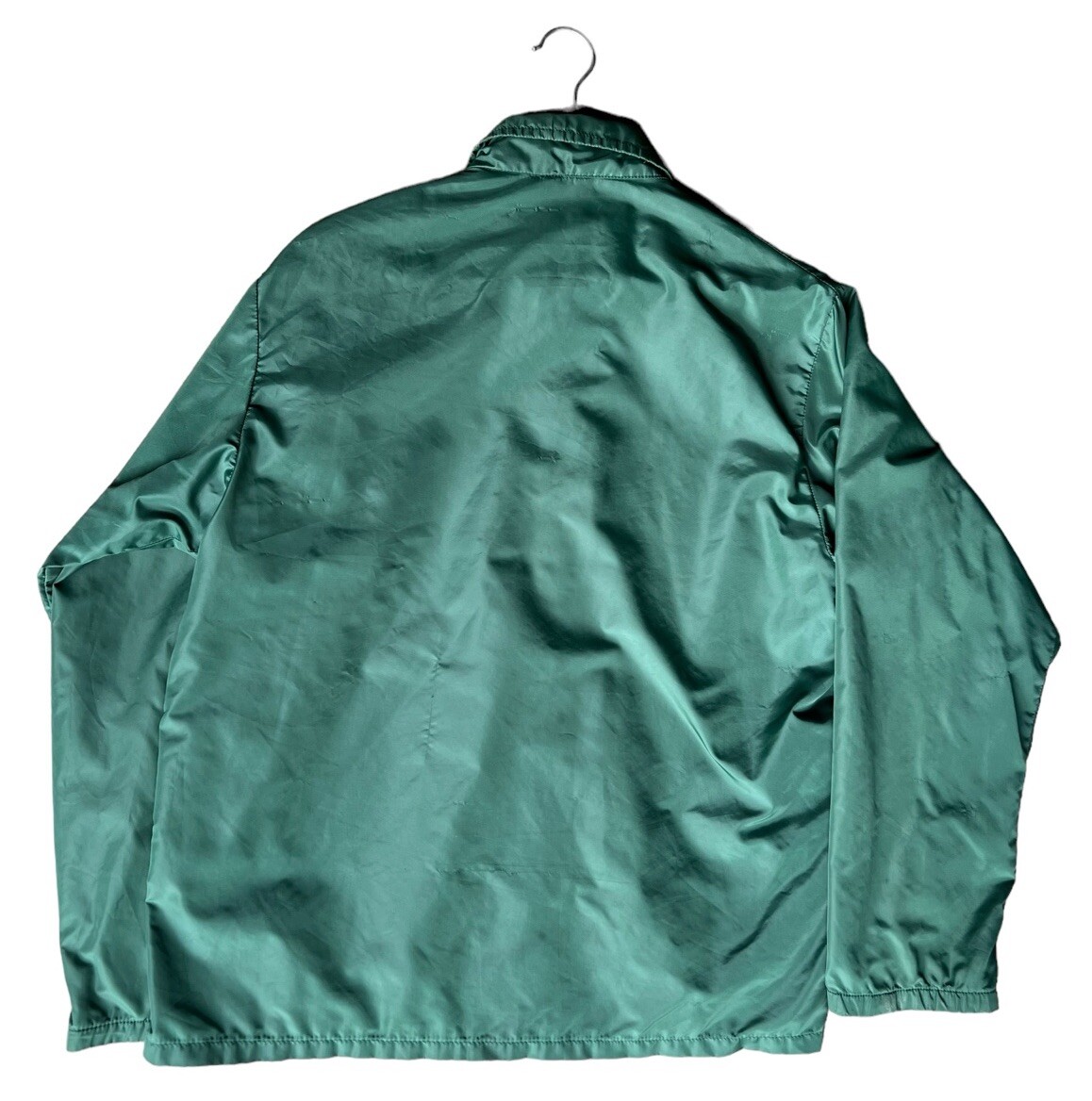 Vintage 60s Champion Nylon Snap Jacket Small Green YMCA Colorado