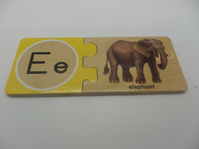 MELISSA & DOUG Alphabet Wooden Puzzle Letter Matching Skills REPLACEMENT pc ''E''