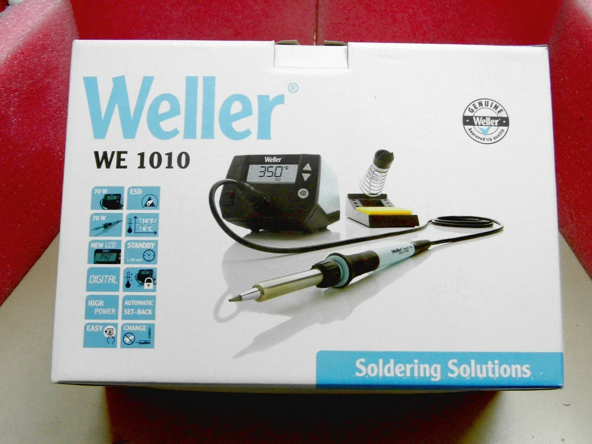 Weller WE1010 1 Channel Digital Welding Station 70w Soldering Iron and Stand
