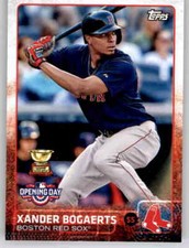 2015 Opening Day All Star Rookie Cup Xander Bogaerts Base Card MLB Red Sox #155