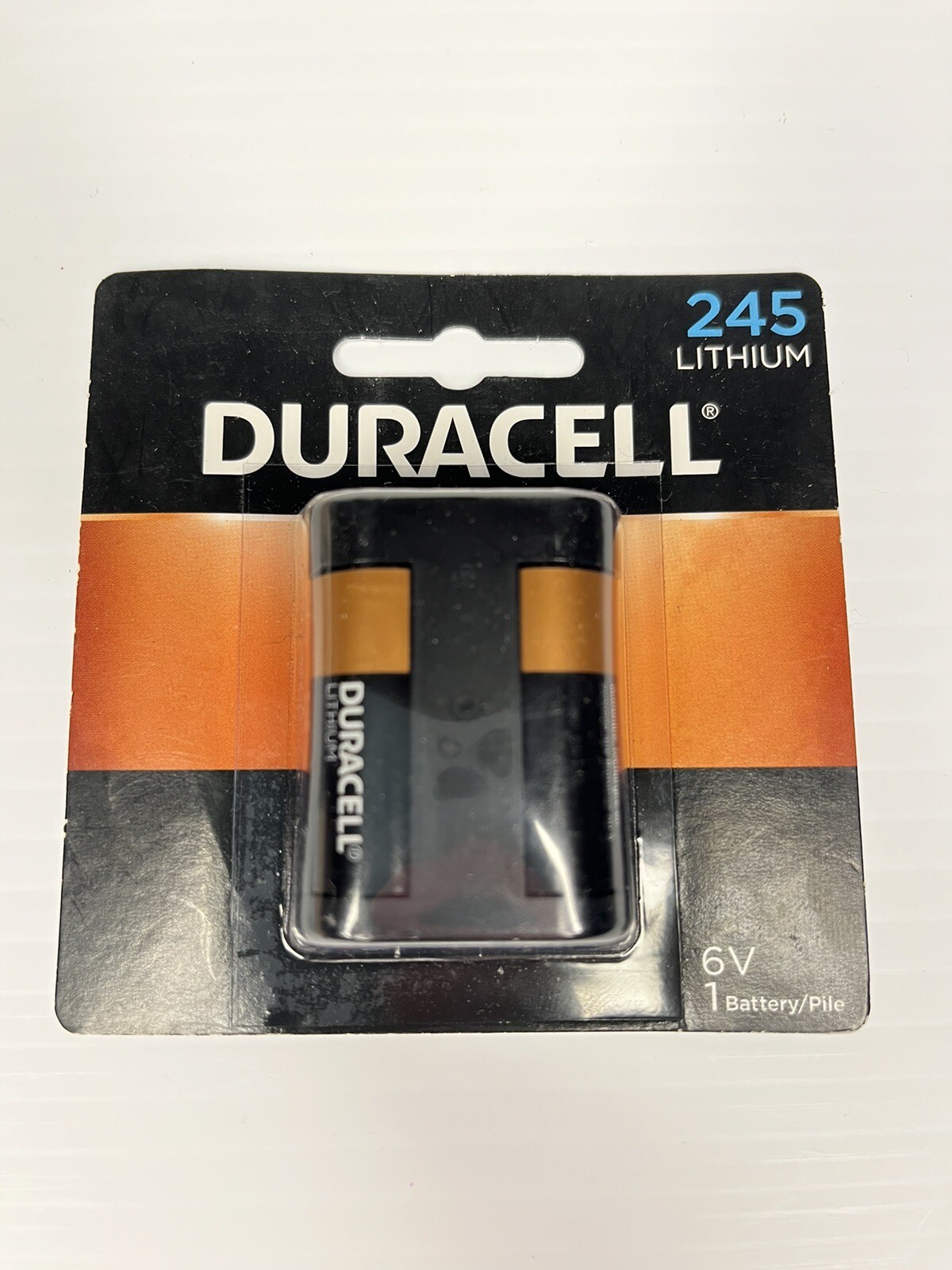 Duracell 245 6V High Power Lithium Batteries 2CRP DL245/EL2CR5 1 Pack