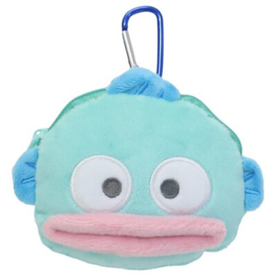 Sanrio Characters Hangyodon Plush Zipper Mascot with Carabiner JP LTD Original