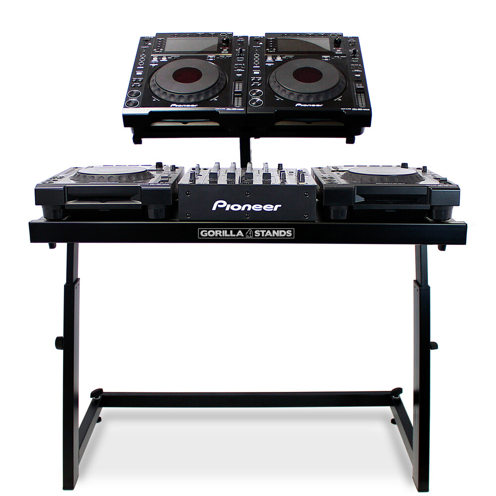 Gorilla DS-1 DJ Deck Stand CDJ Controller Mixer Laptop DJ