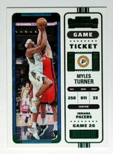 2022-23 Panini Contenders Game Ticket Green #45 Myles Turner Pacers