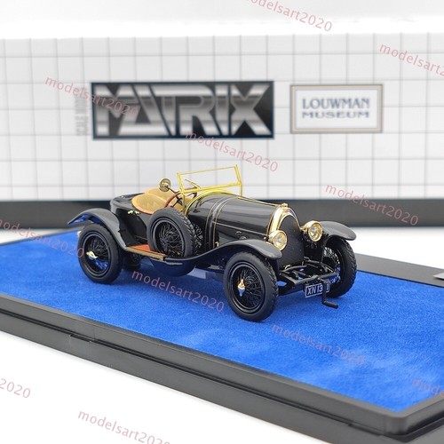 1/43 MATRIX-MODELS Bugatti Type 18 Black Bess 1910 MXLM02-0205 Resin Car Limited - Picture 3 of 9