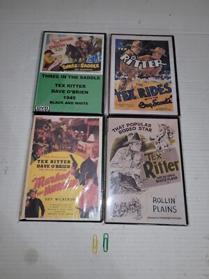 Tex Ritter Movies 4 DVDs | eBay