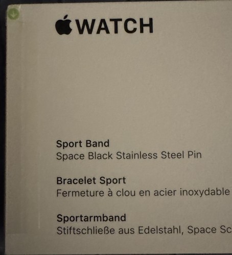 apple watch series 5 44mm Space Gray Aluminum Case - Black Sport Band - Zdjęcie 8 z 13