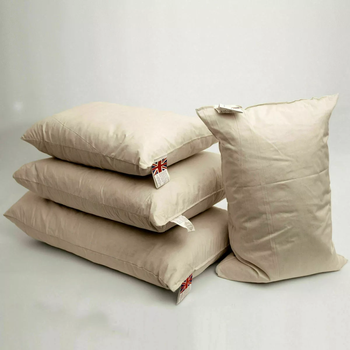 Feather top cushion inners