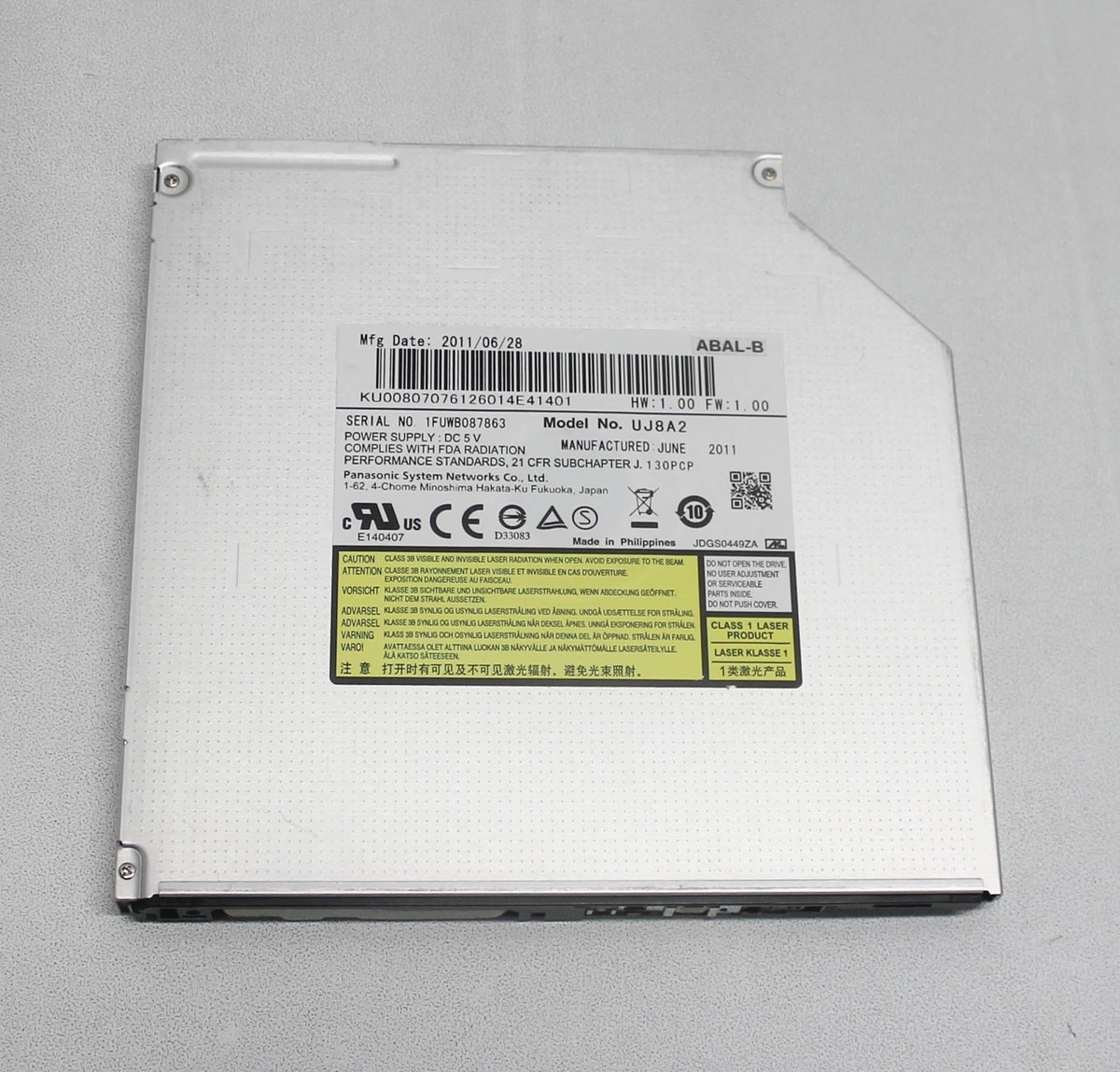 UJ8A2 Matshita Dvd+-Rw Ata Device 