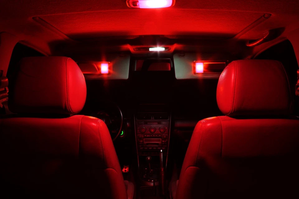 Paquete de 23 luces LED interiores ultra rojas para Audi A6 S6 1998-2004 + HERRAMIENTA Foto 2 de 4