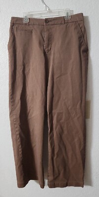 Cherokee Vintage Dress Pants Women's 8 Career Formal Wide Leg Chocolate  Brown | eBay