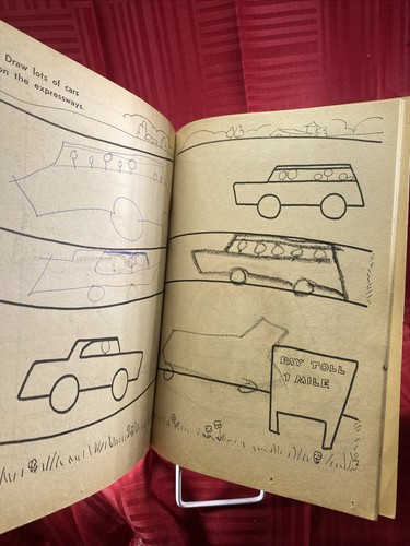 Vintage 1965 Whitman Finish The Picture Coloring Book - Picture 5 of 9