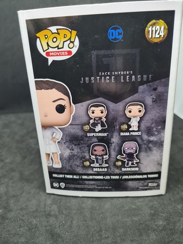 Diana Prince #1124 Funko Pop Vinyl Zack Snyders Justice League DC Comics As New - Picture 6 of 8