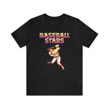 Baseball Stars NES Pixel Art Retro Style Unisex Short Sleeve Tee T-Shirt