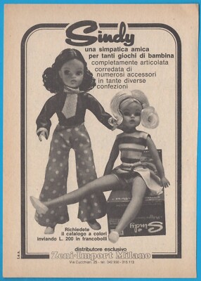 ZENI IMPORT: Sindy Year 1973 Advertising Advertising Werbung Clipping MA1516
