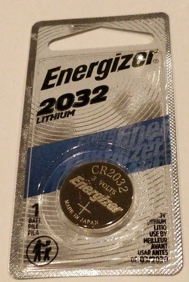 Energizer CR2032 Battery Lithium 2032 Button Cell 3V Coin Watch (Pack of 6)  