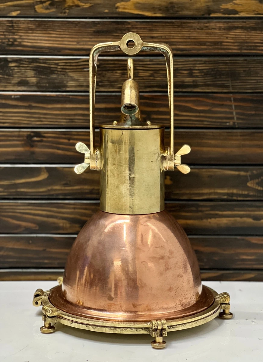 Antique copper light fitting deals
