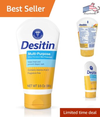 Diaper Rash Ointment with Vitamins A & D - Gentle Protection for Baby's Skin