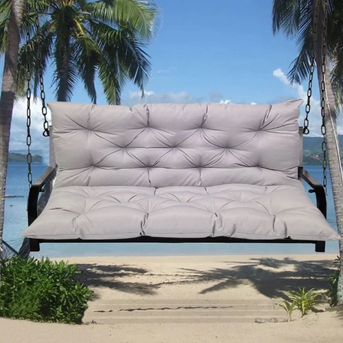 Garten Outdoor Stuhl Kissen mit Rückenlehne Schaukelstuhl Bank Sitzpolster Neu - Bild 12 von 127