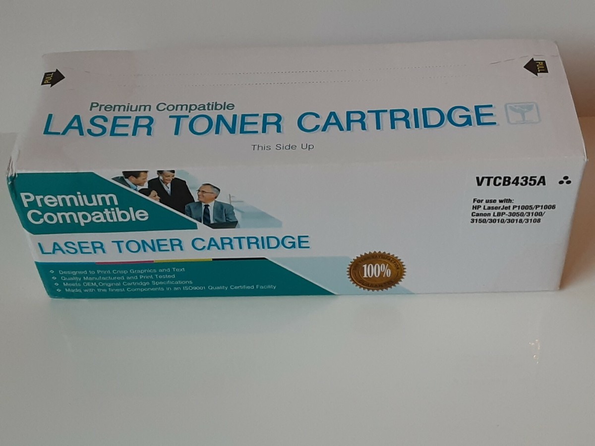 Laser Toner Cartridge - Premium Compatible HP P1005, Canon LBP