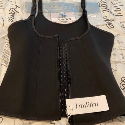 YADIFEN Waist Trainer Women, Tummy Control Sports Girdle Workout Body Shaper L