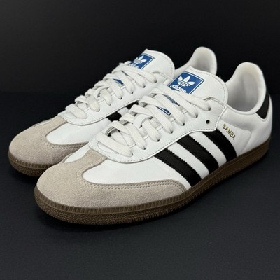 adidas Samba OG Low Mens 9.5 White B75806 Classic Sneakers Shoes