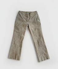 Wilsons Leather Pants Womens 8 Brown Tan Suede Western Maxima Boot Cut