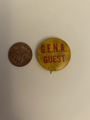 G.E.N.A. Guest Pin Back Button P75
