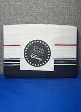 Disney Pillow Sham - Striped Design Red/Black/White Standard Sham by Ethan Allen