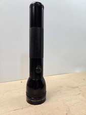 BLACK Mag-Lite 2 D-Cell 10 inch Flashlight With LED Bulb  New Batteries