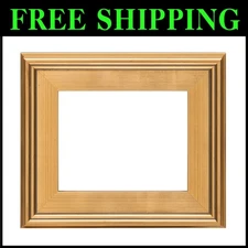 Professional Wood Frame 8x10 - Gold Leaf