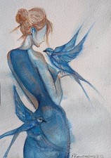 aquarelle original signiert