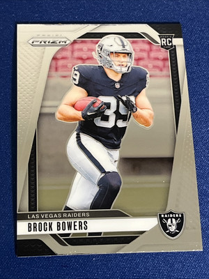BROCKS BOWERS 2024 PANINI PRIZM ROOKIE FOOTBALL Las Vegas RAIDERS NFL RC