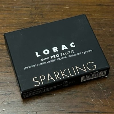 LORAC Mini PRO Palette 6  Shades In Sparkling NIB HTF