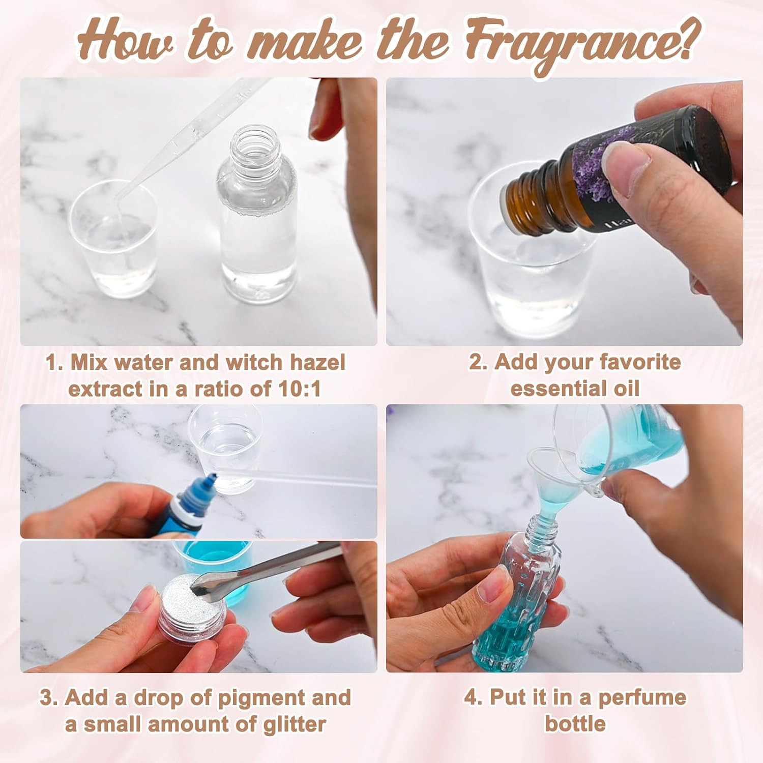 Perfume Making Kit- 37Pcs DIY Perfume Making Kits for Women, Make Your Own Scent