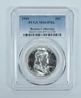 1949 Franklin Half Dollar Boston Collection MS64 FBL PCGS Blue Label