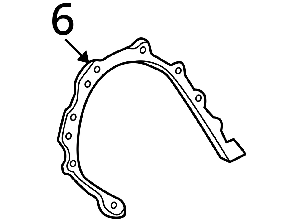 JUNTA CUBIERTA DELANTERA CHRYSLER 53020487 NUEVA OEM 53020487 Foto 3 de 3
