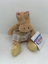 Disney Store Fantasia Hyacinth Hippo Bean Bag Plush Dance of the Hours Tutu NWT