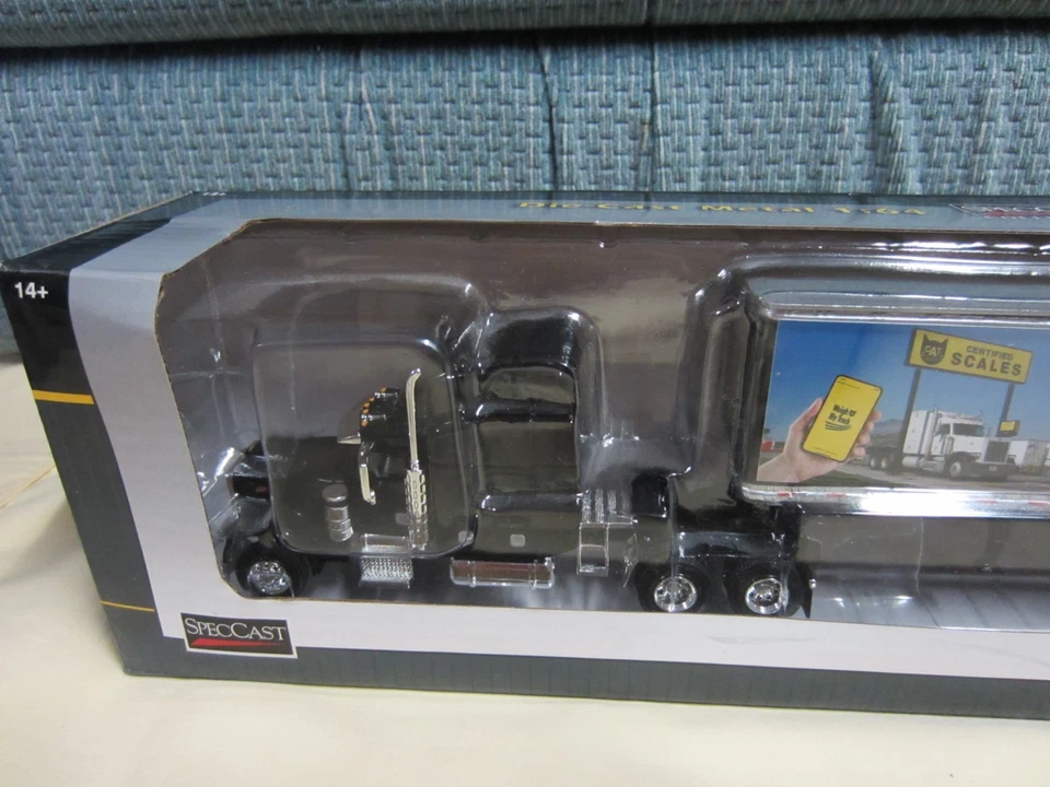SpecCast Collectibles CAT Scale Semi Truck Trailer 1:64 Die-Cast Metal #33759 - Image 2 of 4