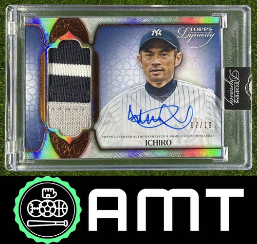 Ichiro 2025 Topps Dynasty 7/10 Auto Patch New York Yankees #DAP-I6