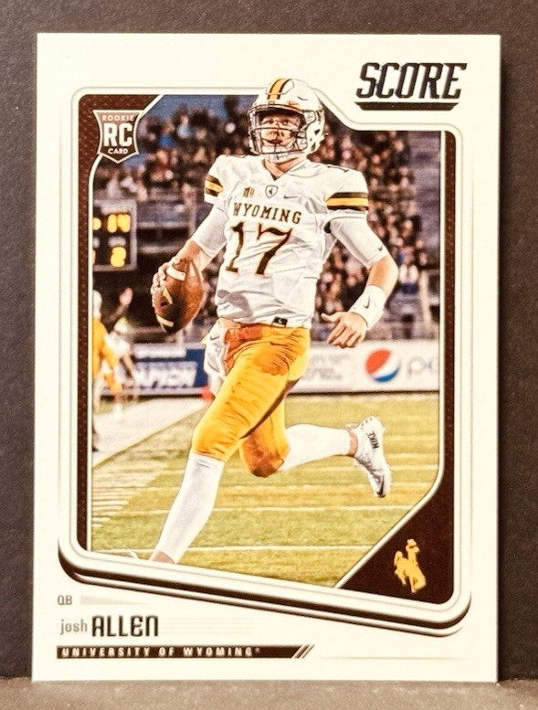 Josh Allen 2018 Panini Score RC #350 ~ Buffalo Bills