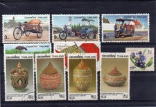 Lot de timbres de THAILANDE - Divers thèmes - N & Obl.