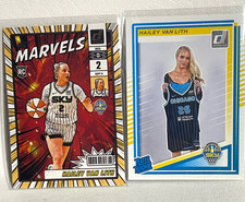 HAILEY VAN LITH #24 2025 Donruss WNBA Rated Rookie RC Net Marvels SKY +Base