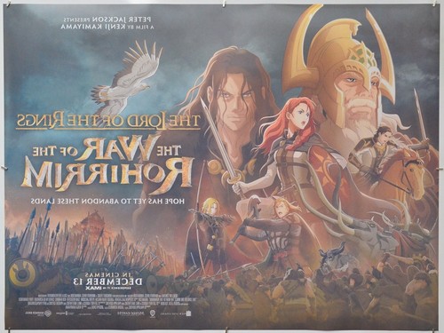 THE LORD OF THE RINGS: THE WAR OF THE ROHIRRIM (2025) Original Quad Movie Poster - Bild 6 von 6