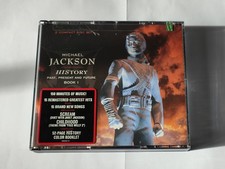 MICHAEL JACKSON - HISTORY: PAST, PRESENT & FUTURE Book 1 2CD Fatbox VG Condition